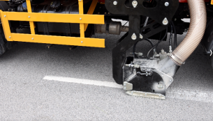 Old marking — Milling‑vehicle removal