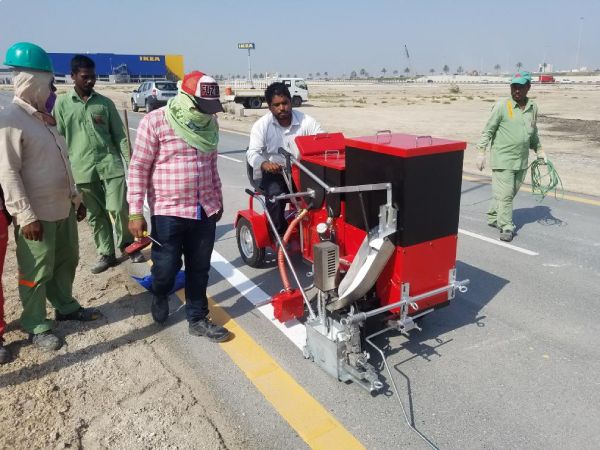 马路划线机施工 马路划线机施工